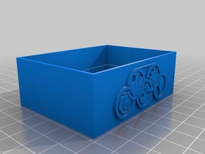 mtg dragão deck box jogos 3d print model - Mito3D