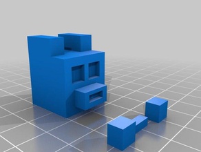 lego minecraft wolf toy game accessories 3d print model - Mito3D