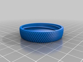 aqua-tainer paint can cover lid 37mm containers customized 3d print model - Mito3D