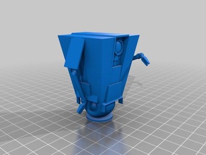 vereinfachte claptrap Kunst 3d print model - Mito3D