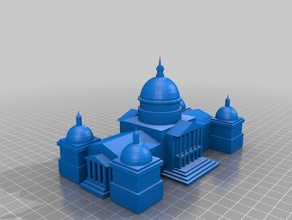 iowa state capitol building 3d impresión 3d print model - Mito3D