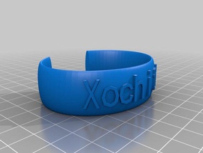 xochitl band bracelets customized 3d print model - Mito3D