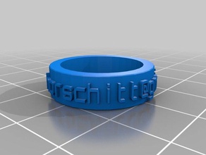 mi personalizados anillo de banda la secuencia comandos creación india tamaños personalizador anillos 3d print model - Mito3D