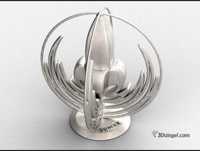 spacex tribute sculpture sculptures 3d print model - Mito3D