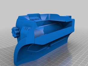 corte pip boy zach traje 3d print model - Mito3D