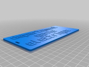 departement genie electrique organization customized 3d print model - Mito3D