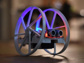 duas rodas do robô eletrônica arduino nodemcu 3d print model - Mito3D