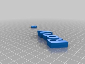 naamkaartje rony - Organisation angepasst 3d print model - Mito3D