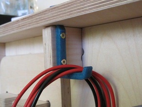 useful cablecoat hook household door hardware holder organisation simple wall hanger 3d print model - Mito3D
