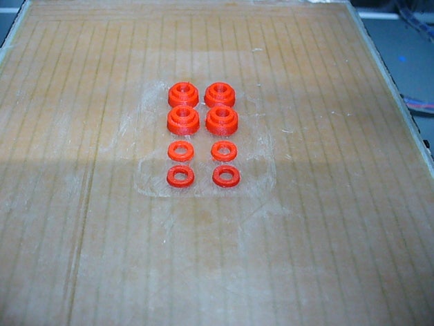maker wheel precision shims 3d printing wheels mini v-wheels 3D print model - Mito3D