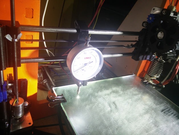 suporte comparateur sur machado 3d a impressora acessórios 3D print model - Mito3D