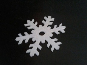 snow flakes 3d printing 3d print model - Mito3D