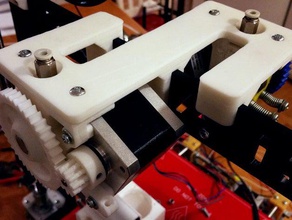 montagem de quatro dupla wade bowden extrusora 3d a impressora os acessórios 3d print model - Mito3D