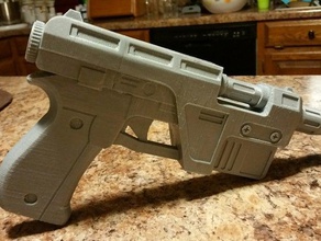 poe dameron resistance blaster props star wars 3d print model - Mito3D