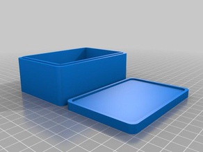 credit-card-Inhaber Container angepasst 3d print model - Mito3D