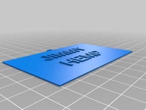 meine angepasste bekam filament-Zeichen Zeichen logos 3d print model - Mito3D