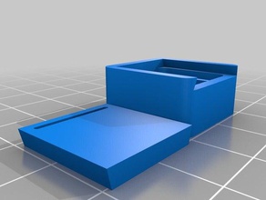 pillulier 2 compartiments les conteneurs personnalisé 3d print model - Mito3D