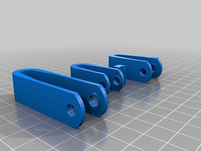 cinturón de poley 3 tamaños eje tensor la correa, el 3d impresora accesorios 3d print model - Mito3D