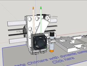 e3d chimera tilt mekanizma baskı 3d print model - Mito3D