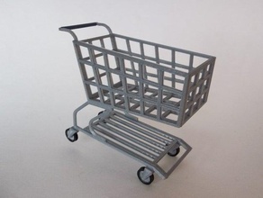 grocery shopping cart models 3d print model - Mito3D