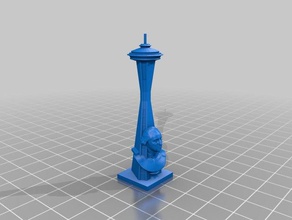 space needle george washington sculptures 3d print model - Mito3D