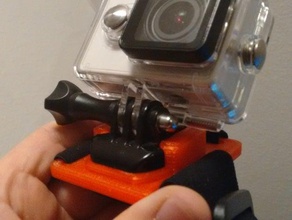 gopro sostituzione headstrap montaggio a clip sport all'aperto 3d print model - Mito3D