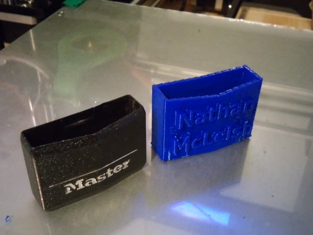 master kilit deri diğer 3D print model - Mito3D