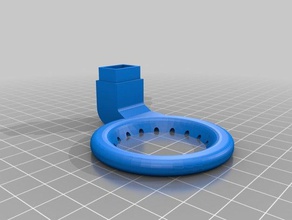 sunhokey 2015 fan nozzle centered 22mm 3d printer parts extruder reprap 3d print model - Mito3D