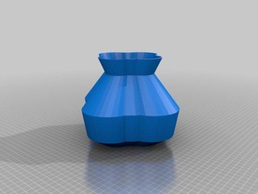 vasecontainer containers code customizable customized customizer openscad script 3d print model - Mito3D