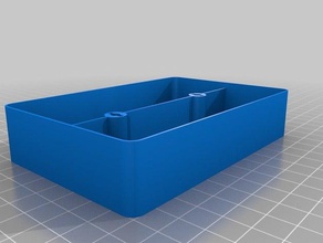 lockable box 2 compartments organization 3d print model - Mito3D