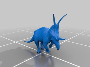 diabloceratops eatoni animaux ceratopsian dinosaure les dinosaures paleoart la paléontologie 3d print model - Mito3D