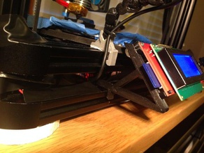 reprap discount screen mount 3d printer accessories 3d print model - Mito3D