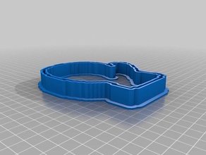 mitten cookie cutter 2 kitchen dining customized 3d print model - Mito3D