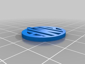 omp key fob jóias personalizado 3d print model - Mito3D