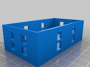 voltmeter-84-47-26-3mm-Wand Container angepasst 3d print model - Mito3D