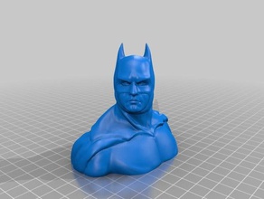 batman cavaliere oscuro busto sculture adam beamish l'uomo pipistrello batastic dc comics faccia gotham testa mustangdave super eroe 3d print model - Mito3D