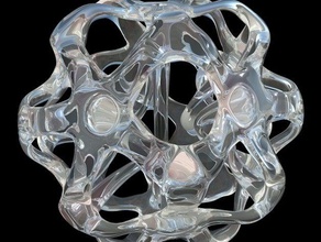 icosphere pendant jewelry 3d print model - Mito3D