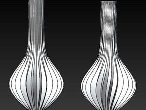 vase alone twist decor container flowers home vases 3d print model - Mito3D