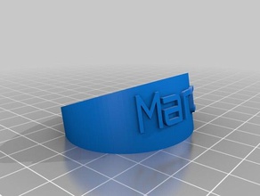tov marc las pulseras personalizado 3d print model - Mito3D