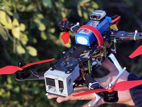 gopro gaiola emax 300 fpv quadrocopter rc veículos 3d print model - Mito3D