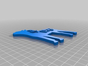 my customized keychain keychains 3d print model - Mito3D