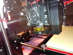ventilador nozle centrado hesine i3 jhead 3d de la impresora partes reprap 3d print model - Mito3D