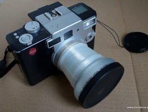 leica digilux 1 add-on-Objektiv Adapter-Weitwinkel-makro Kamera 3d print model - Mito3D
