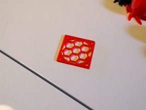 il mio personalizzato generici di protezione della ventola filtro a maglia nido d'ape parti 3d print model - Mito3D