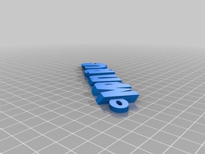 moni organização personalizado 3d print model - Mito3D