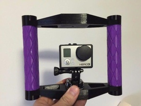 gopro fotocamera rig 3d print model - Mito3D