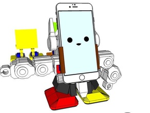 mobbob v2 remix akıllı telefon kontrollü robot yükseltin Robotik 18650 9 g servo android arduino nano iki ayaklı ble bluetooth şarj cihazı hc-05 hc-10 insanımsı lityum iyon pil rapiro uzaktan kumanda sg90 standı tower pro 3d print model - Mito3D