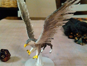 hippogriff de mesa jogo brinquedos jogos águia fantasia o cavalo miniatura monstro mito mitologia roleplaying rpg wargaming 3d print model - Mito3D