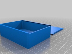 Karton-Schiebe-Deckel Container angepasst 3d print model - Mito3D