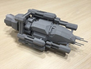 distesa rocinante i veicoli astronave syfy 3d print model - Mito3D